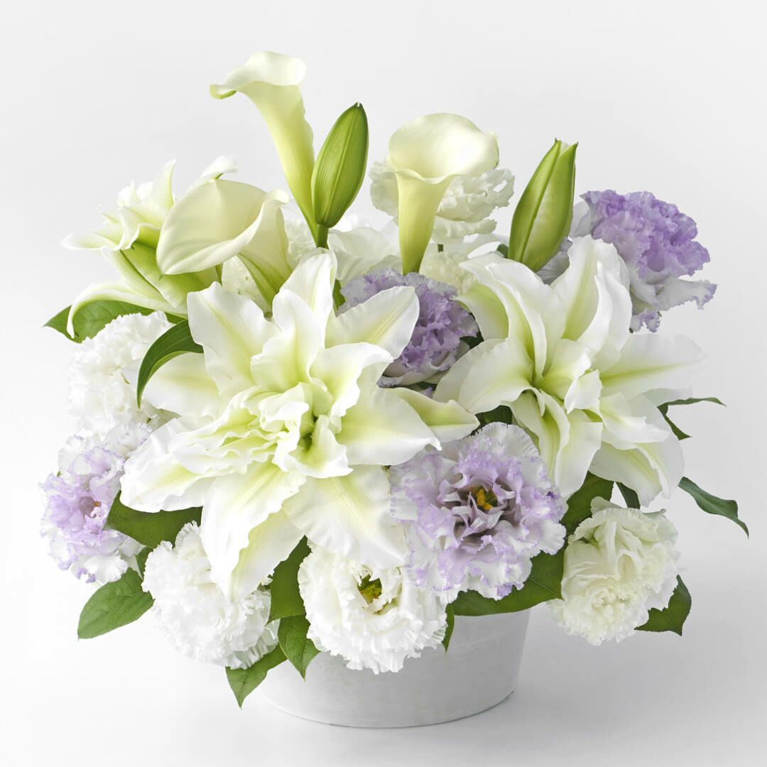 ツム子様ご確認用＊白いお花と水色のお花のリストブーケ