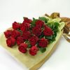 赤いバラ15本の花束の画像