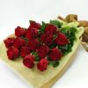 赤いバラ15本の花束の画像