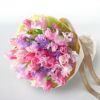 スイートピーとチューリップの花束