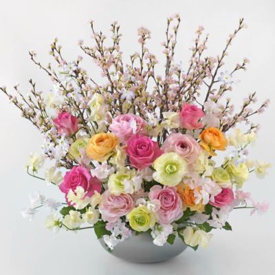 桜を使った花束・アレンジメント・花鉢｜フラワーギフト通販の