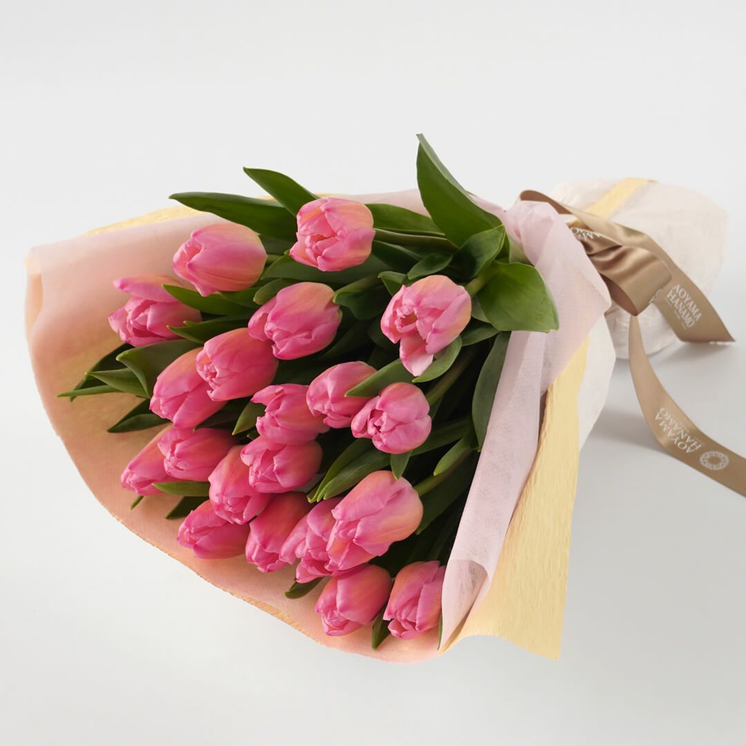 お好みの本数指定】ピンクのラナンキュラスの花束｜青山花茂本店