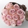 【母の日】やわらかな淡いピンクのバラの花束