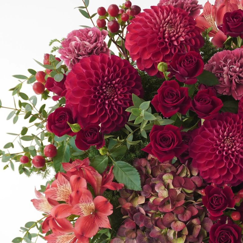 【お歳暮・クリスマス】ダリアやカーネションのアレンジメント