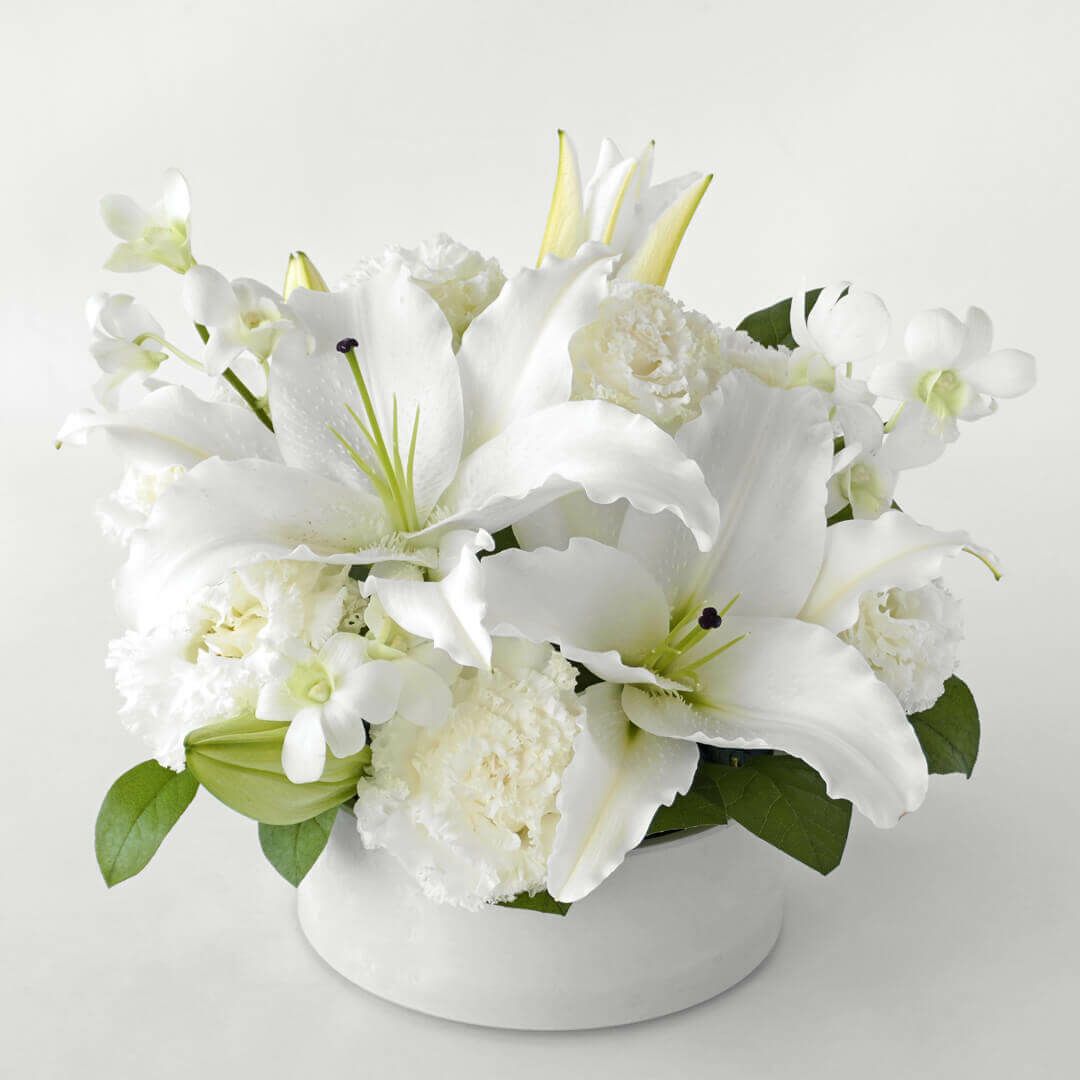 【お急ぎ・枕花】アレンジメントSサイズ（ご供花）